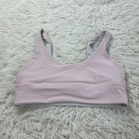 Lululemon Align Reversible Bra *Light Support, A/B Cups White / Pink Mist - Picture 4 of 7